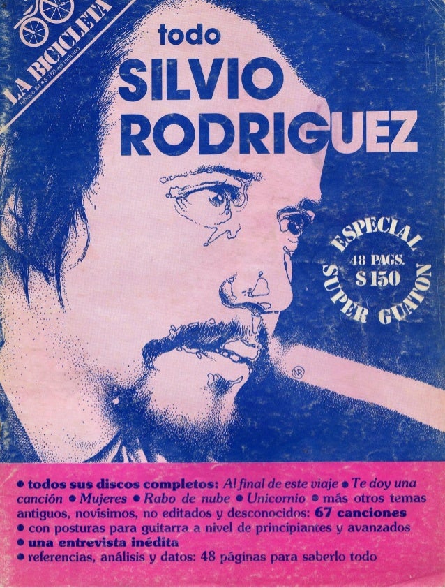 cancionero de silvio rodriguez para guitarra
